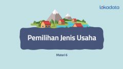 Pemilihan Jenis Usaha